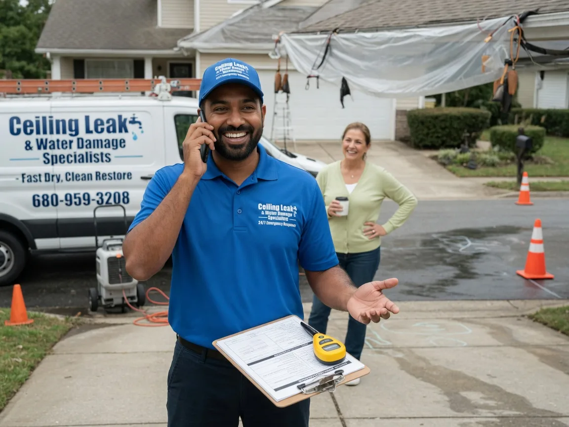 Ceiling Leak Cleanup Hamburg, IL FAQs